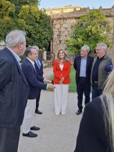 Recepción y cóctel en el Pazo Quiñones de León con el alcalde de Vigo, Abel Caballero 