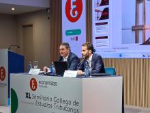  Fernando Matesanz, presidente International VAT Association, abordó la facturación electrónica, sistemas informáticos de facturación y otras novedades en el IVA, en una ponencia moderada por el director del Seminario, José Manuel Almudí